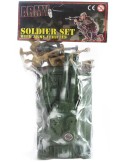 Vojenská army sada figurky vojáci + tank 18cm v sáčku plast