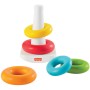 FISHER PRICE Baby kroužky navlékací stohovací na tyči ECO pro miminko