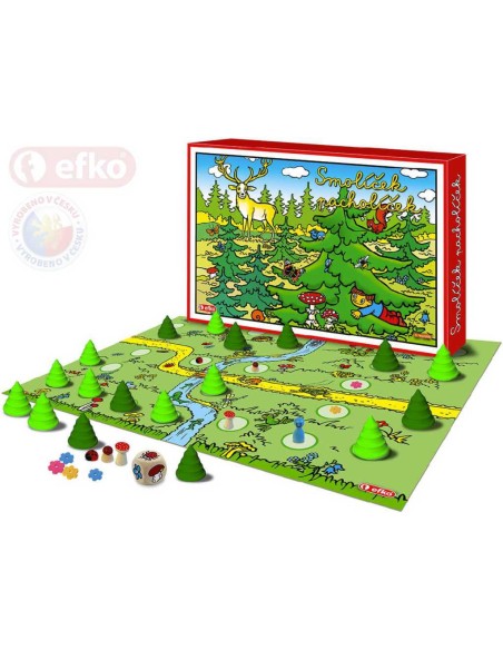 EFKO Hra Smolíček Pacholíček retro edice dřevěné figurky *SPOLEČENSKÉ HRY*