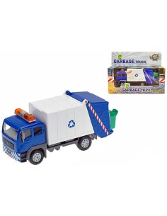 Auto popelářské se světlem a zvukem 15 cm kovové