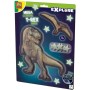 SES CREATIVE Explore Dinosauři s hvězdami nástěnná dekorace ve tmě svítící