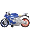 DICKIE Motocykl Yamaha R1 Wheelie Raiders 26cm na baterie Světlo Zvuk