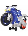 DICKIE Motocykl Yamaha R1 Wheelie Raiders 26cm na baterie Světlo Zvuk