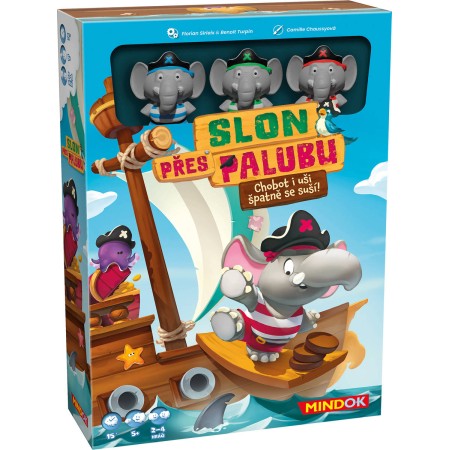 MINDOK HRA Slon přes palubu *SPOLEČENSKÉ HRY*