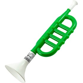 SMĚR Trumpeta retro dětská zelená plast *HUDEBNÍ NÁSTROJE*