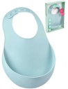 BEABA Baby bryndák silikonový modrý pro miminko