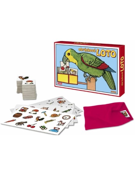 EFKO HRA Obrázkové Loto 90 karet Neprakta *SPOLEČENSKÉ HRY*