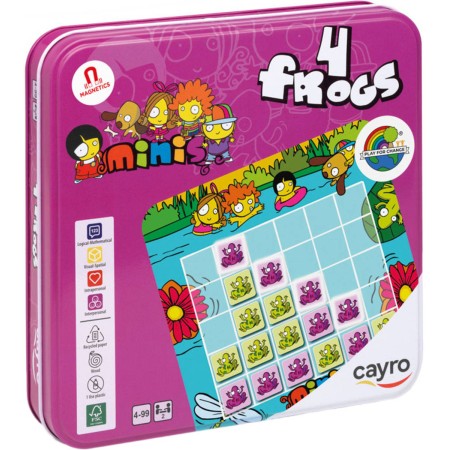 CAYRO Hra 4 Frogs magnetická cestovní *SPOLEČENSKÉ HRY*