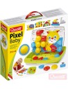 QUERCETTI Hra Baby Pixel Junior mozaika velké kloboučky se stojánkem cestovní