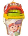 ANDRONI Pizza pískový set kyblík se sítkem a nástroji 7ks plast