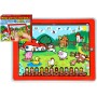 Tablet naučný interaktivní Moje první zvířátka 24x19cm na baterie Světlo Zvuk