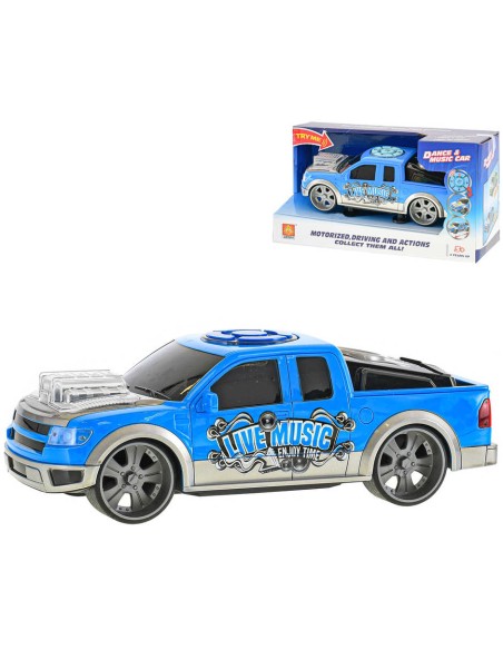 Auto sportovní hudební 25cm na baterie Světlo Zvuk plast