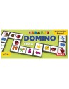 EFKO Hra Domino číslice obrázky a čísla 28 dílků pro malé děti v krabičce