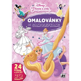 JIRI MODELS Omalovánky A4 se samolepkami Disney Princezny