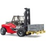 BRUDER 02513 Vysokozdvižný vozík Linde HT 160 set s doplňky