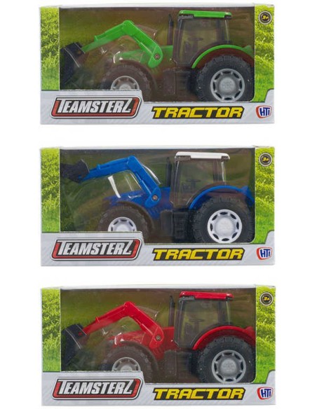 Teamsterz traktor s čelním nakladačem 3 barvy v krabičce
