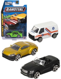 Teamsterz autíčko Street Machine 18 druhů na kartě kov