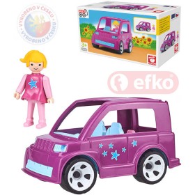 EFKO IGRÁČEK MultiGO Auto Pinky Star set s figurkou plast STAVEBNICE