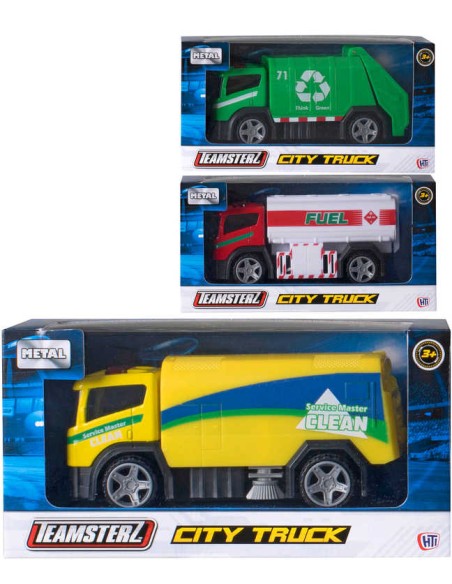 Teamsterz auto kovové technické služby city truck 3 druhy v krabičce