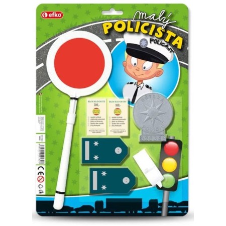EFKO MALÝ POLICISTA na kartě *DĚTSKÉ PROFESE*