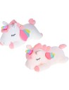 PLYŠ Baby jednorožec 35cm ležící duhový 2 barvy *PLYŠOVÉ HRAČKY*