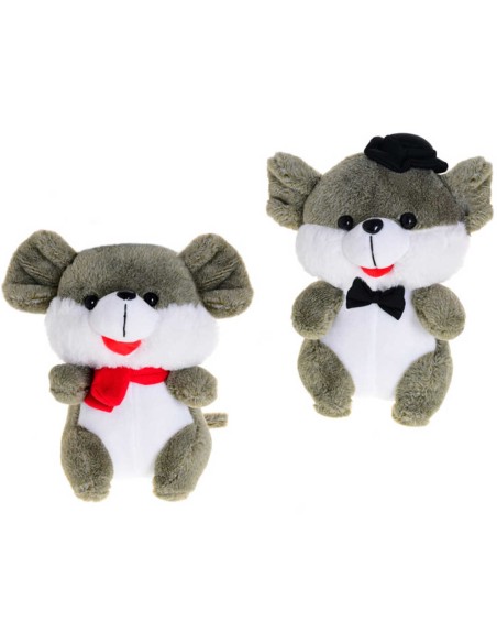 PLYŠ Baby myška 20cm sedící 2 druhy *PLYŠOVÉ HRAČKY*
