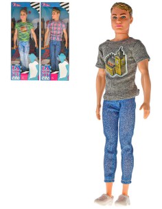 Panáček letní módní obleček 30cm fashion panenka 3 druhy