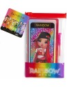 RAINBOW HIGH Zápisník mobil A6 s perem a nálepkami 4 barvy