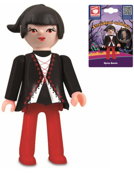 EFKO IGRÁČEK S pohádkou Strašidelná akademie upírka Dorota na kartě