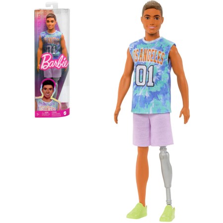 MATTEL BRB Barbie panák Ken sportovní tričko s handicapem