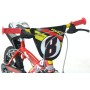 ACRA Dětské kolo Dino Bikes 163GLN červené chlapecké 16" balanční kolečka