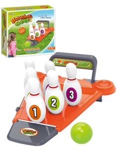 Hra bowling dětský set 6 kuželek + 2 koule *SPOLEČENSKÉ HRY*