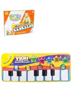 Pianko podlahové 73cm interaktivní baby dečka se zvířátky na baterie Zvuk