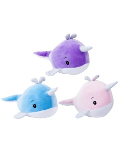 PLYŠ Baby Velryba 23cm soft měkká 3 barvy *PLYŠOVÉ HRAČKY*