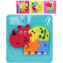 Baby puzzle pěnové zvířátko na podložce do vany do vody 4 druhy