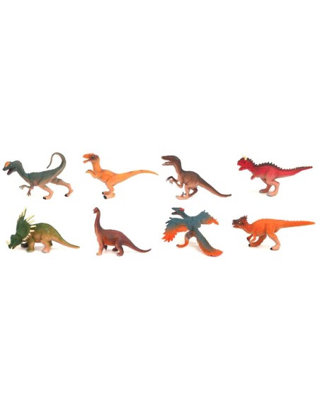 Zvířata dinosauři 8-12cm plastové figurky zvířátka 8 druhů