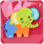 Baby puzzle pěnové zvířátko na podložce do vany do vody 4 druhy