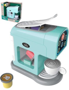 Kávovar dětský překapávač 20cm set s šálkem a kapslemi na baterie Světlo Zvuk