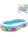 INTEX Bazén nafukovací dětský rajská laguna 262x160x46cm ovál 56490