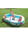 INTEX Bazén nafukovací dětský rajská laguna 262x160x46cm ovál 56490