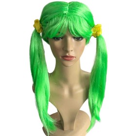 KARNEVAL paruka dětská Lollipopz Amy zelená umělé vlasy