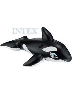INTEX Velryba nafukovací 193x119cm dětské plavidlo s úchyty do vody 58561