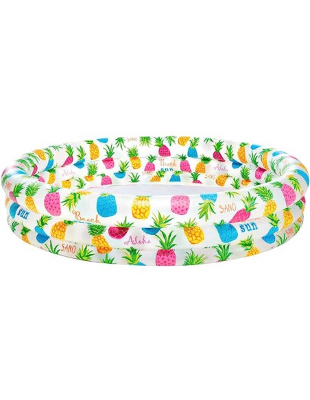INTEX Bazén dětský nafukovací ananas kulatý 132x28cm bílý 59431
