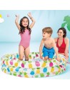 INTEX Bazén dětský nafukovací ananas kulatý 132x28cm bílý 59431