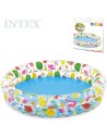 INTEX Bazén dětský nafukovací kulatý průhledný 122x25cm potisk léto 59421