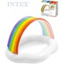 INTEX Baby bazének duhová stříška 142x119x84cm brouzdaliště obláček 57141
