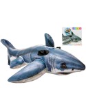 INTEX  Žralok nafukovací 173x13cm dětské vozítko do vody s úchyty 57525
