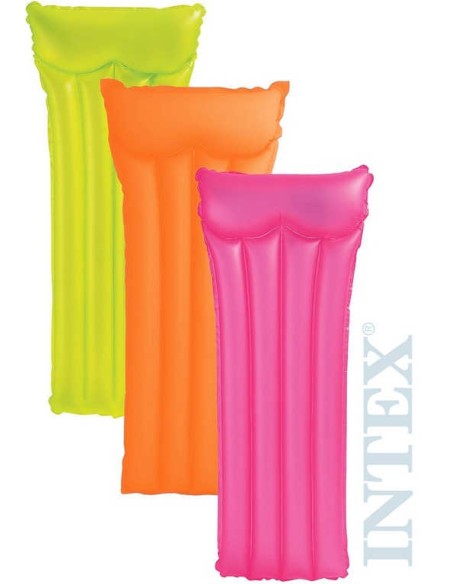 INTEX Lehátko neonové nafukovací 183x76cm matrace do vody 3 barvy 59717
