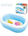 INTEX Bazén dětský nafukovací ovál 163x107x46cm s rybičkami 57482