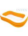 INTEX Bazén nafukovací rodinný 229x147cm oranžový na vodu 57181